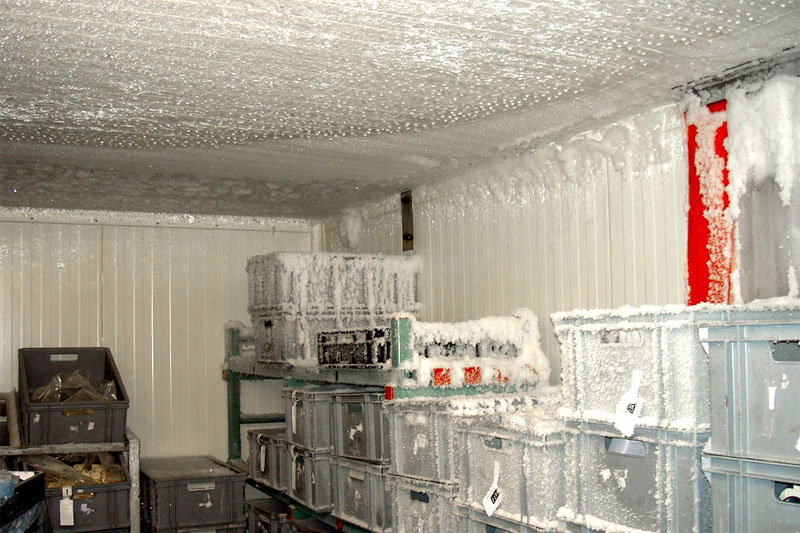 Ice Build-Up in Cold Rooms