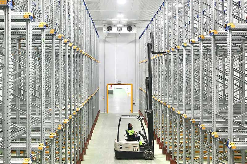 Sistemas de estanterías para almacenes frigoríficos