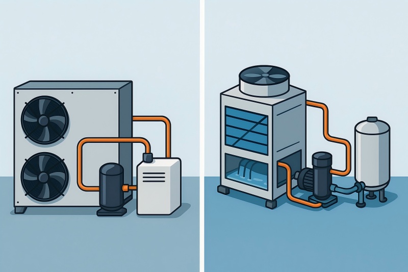Air-Cooled vs Water-Cooled Condensers