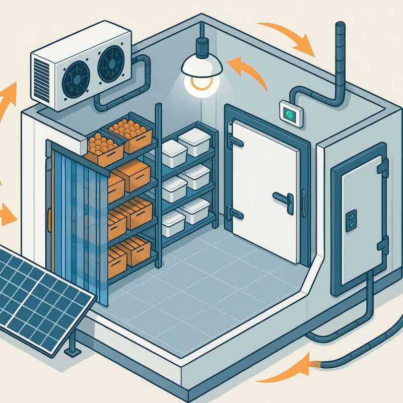 Energy Consumption in Small Cold Rooms