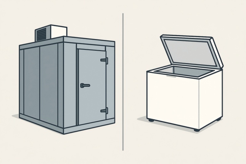 Small Cold Room vs Chest Freezer