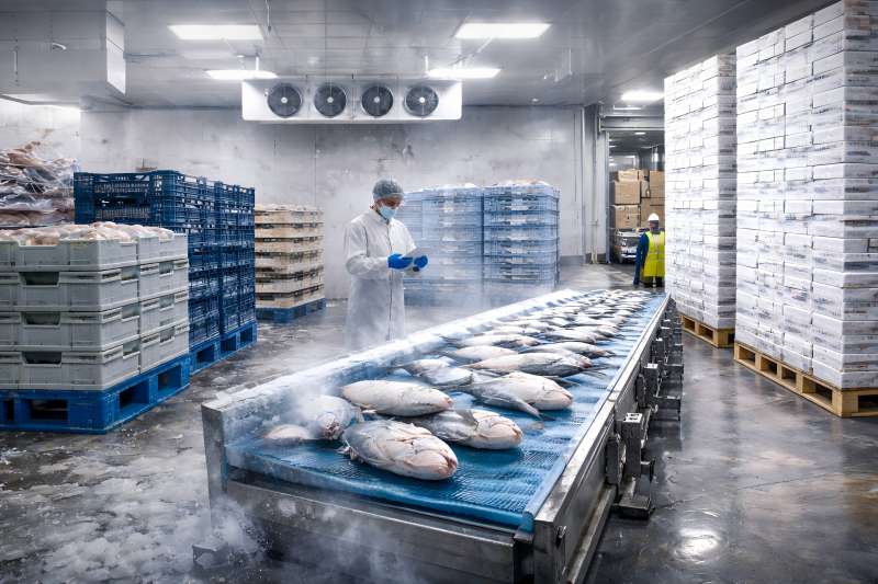 The Role of the Cold Room in the Fishing Processing Plant