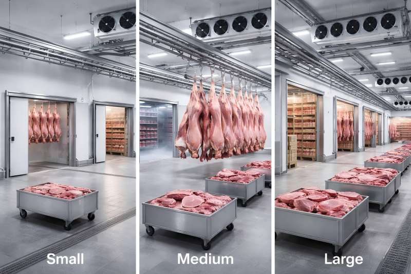 Cold Room Size Calculation for Slaughterhouses