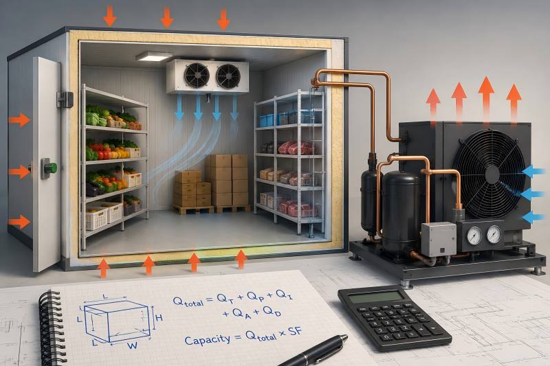 Cold Room Condensing Unit Capacity