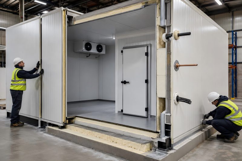 Prevent Cold Bridges in Freezer Room Construction