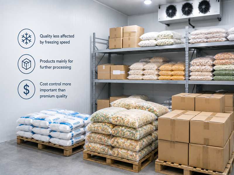 Products That Usually Do Not Require Blast Freezing