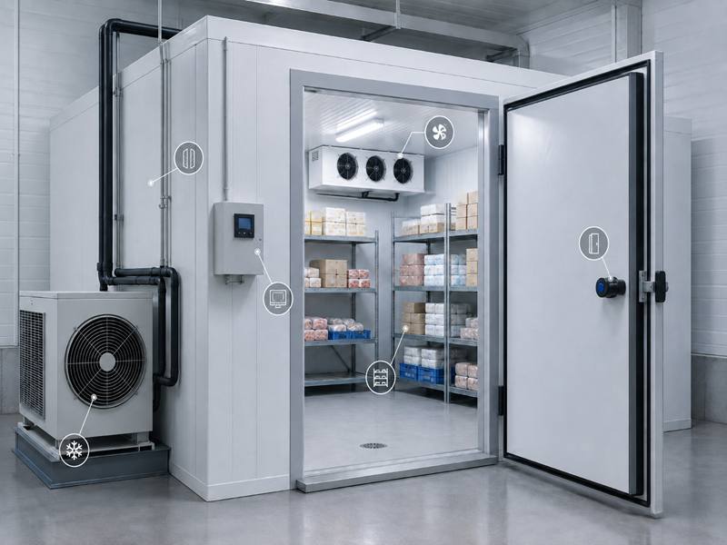 What Are the Key Components of a Freezer Room System