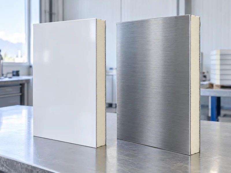 Cold Room Panel Surface Finish Comparison