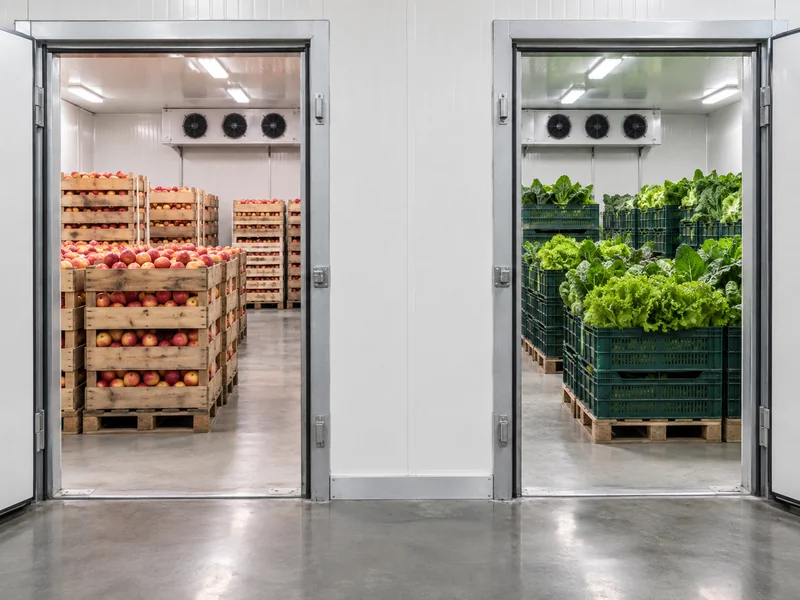 Separate Fruit And Vegetable Cold Rooms