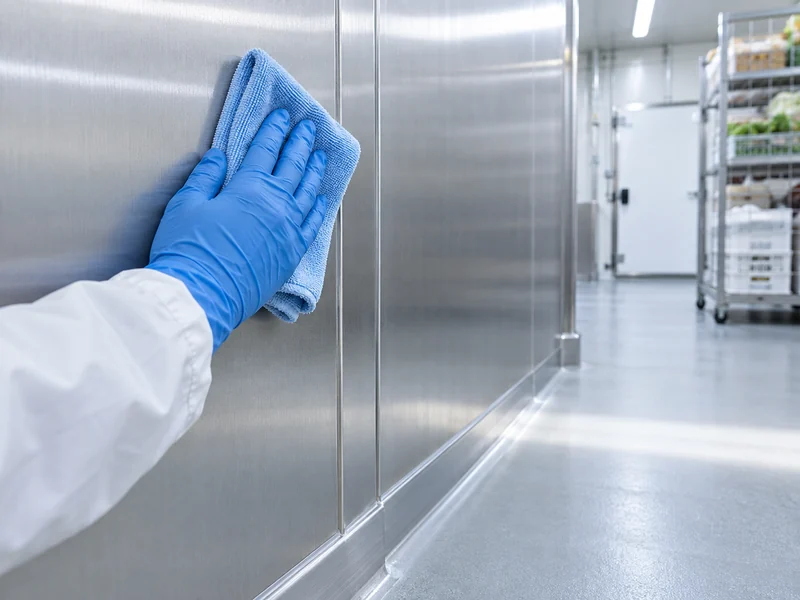 Stainless Steel Cold Room Panel Cleaning Stainless Steel Cold Room Panel Cleaning