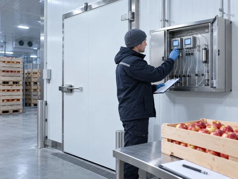 Apple Storage Gas Sampling Cabinet Apple Storage Gas Sampling Cabinet