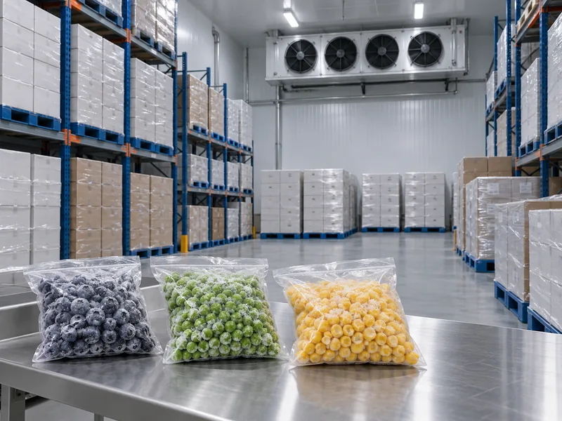 Frozen Berries Peas And Corn Storage