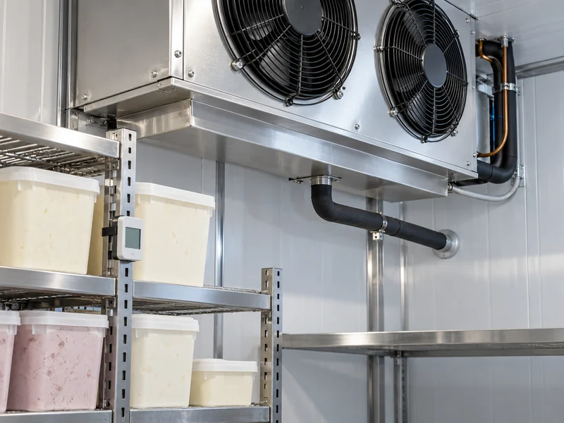 Ice Cream Evaporator Drainage And Monitoring Ice Cream Evaporator Drainage And Monitoring