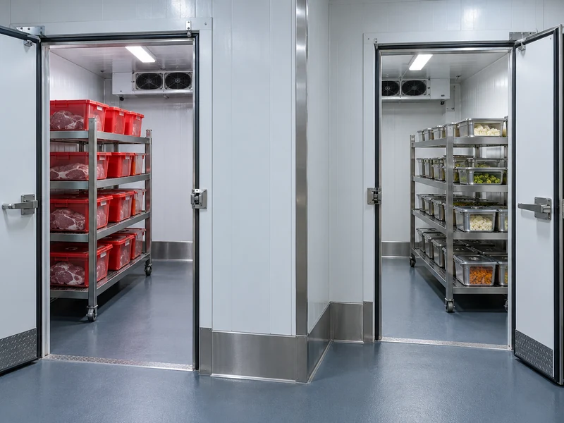 Separate Raw And Cooked Meat Cold Rooms